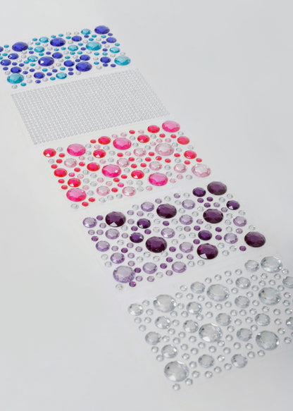 Brillos faciales autoadhesivos pack x5