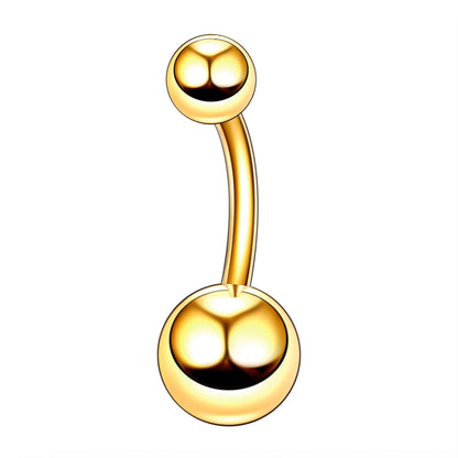 Piercing ombligo liso Acero Quirúrgico grande - 1.6x10mm/5/8