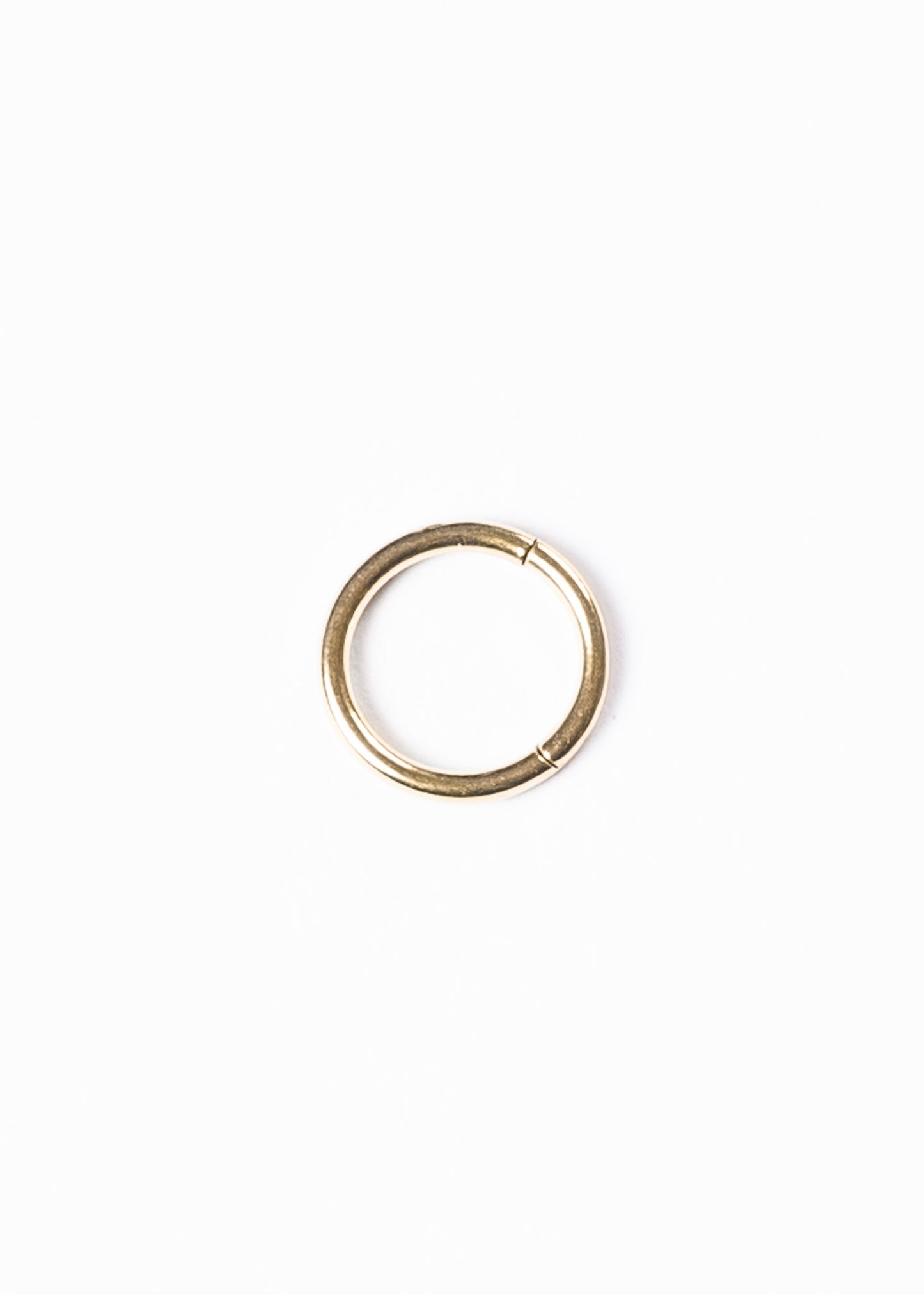 Piercing aro clicker - Acero quirúrgico dorado