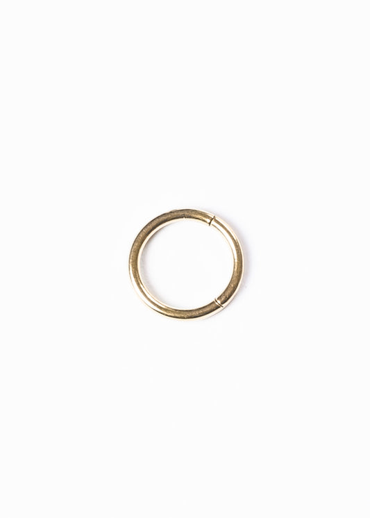 Piercing aro clicker - Acero quirúrgico dorado