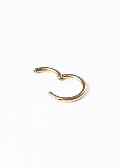 Piercing aro clicker - Acero quirúrgico dorado