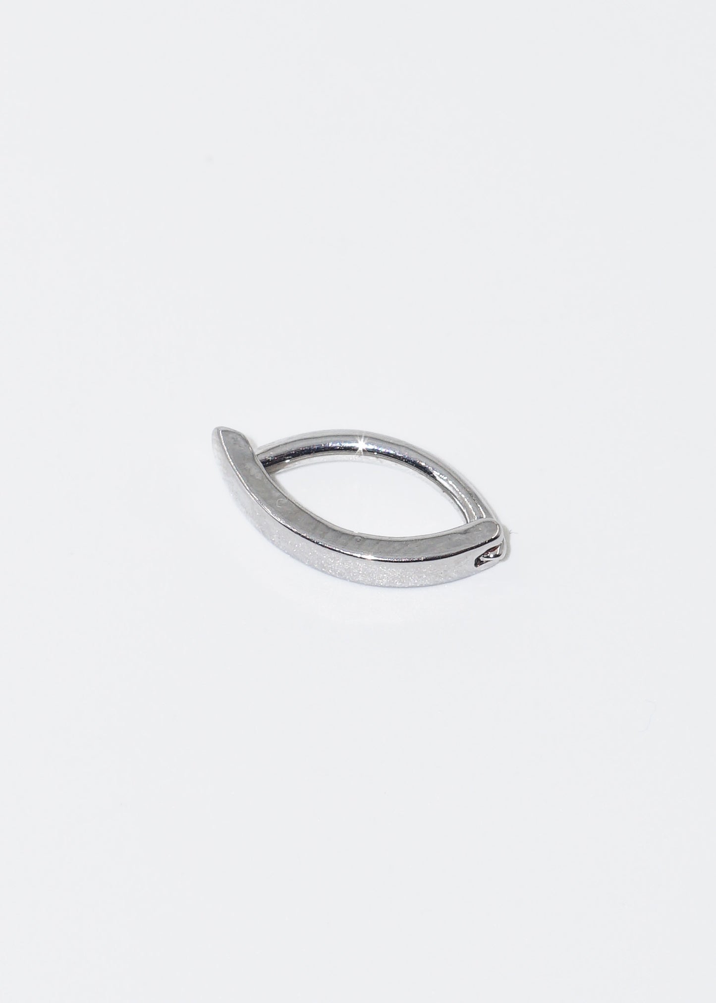 Piercing de ombligo clicker liso acero quirúrgico