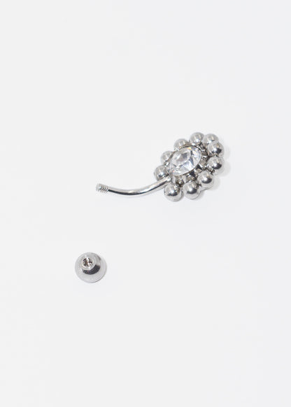 Piercing para ombligo multi esferas acero quirúrgico