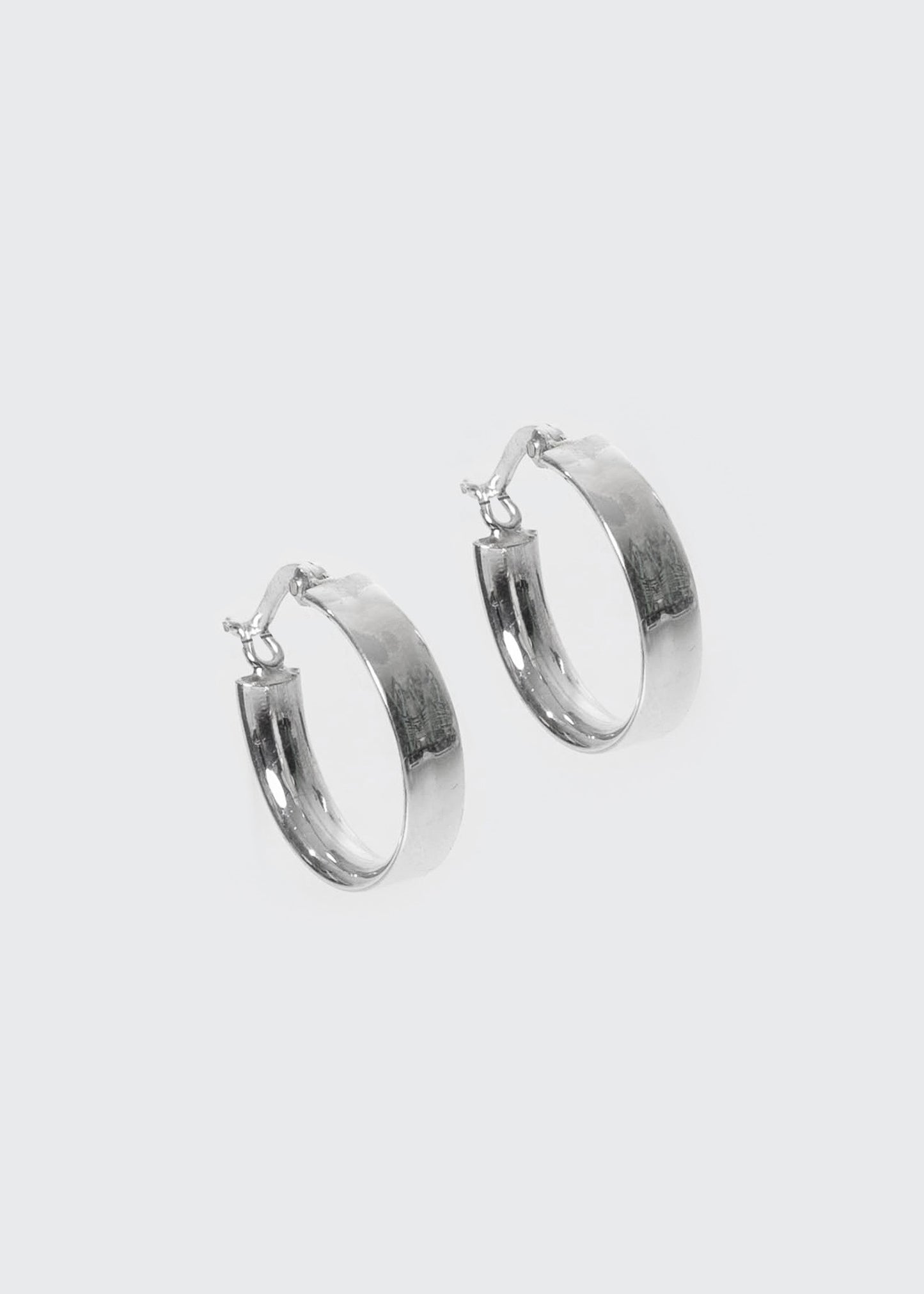 Aros Praga anchos plata 925