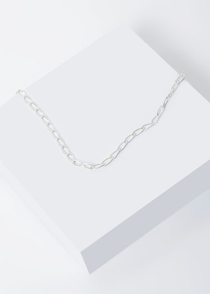 Cadena Bilbaína eslabones  plata 925