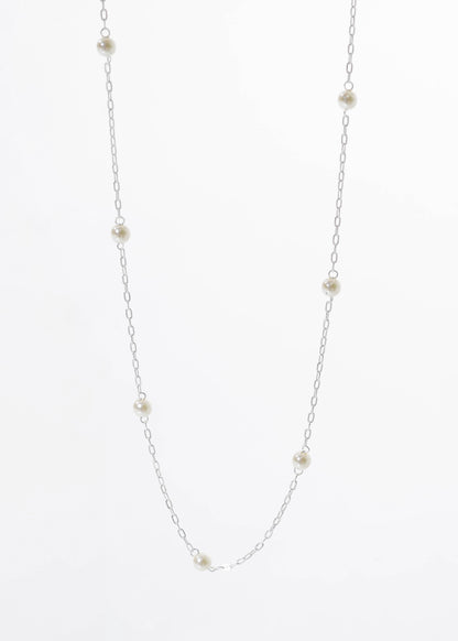 Collar gargantilla mini perlas españolas plata 925