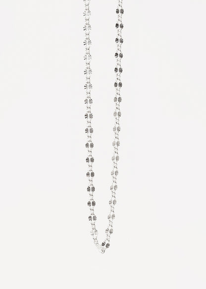 Cadena groumet diamantada plata 925 45cm