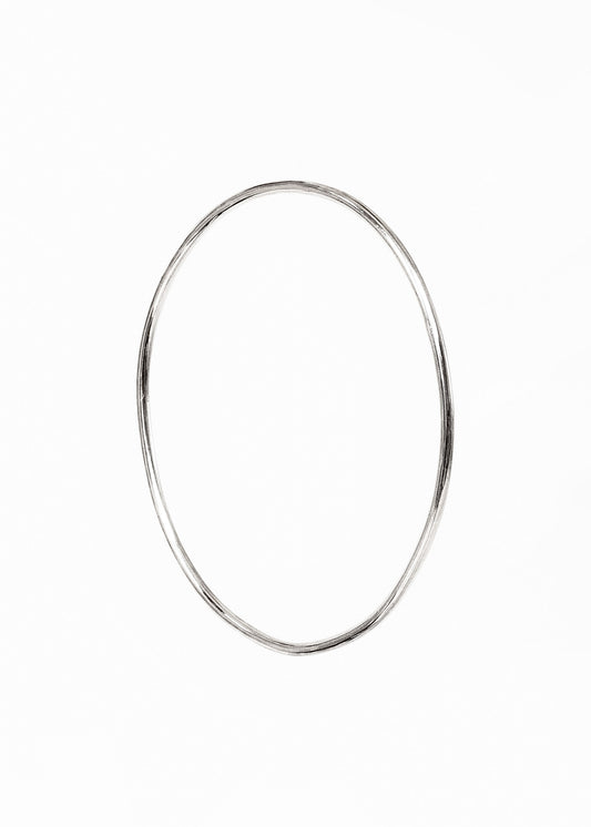 Pulsera esclava caña redonda plata 925