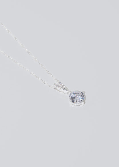 Cadena collar Madison dije 4 puntas zirconia plata 925