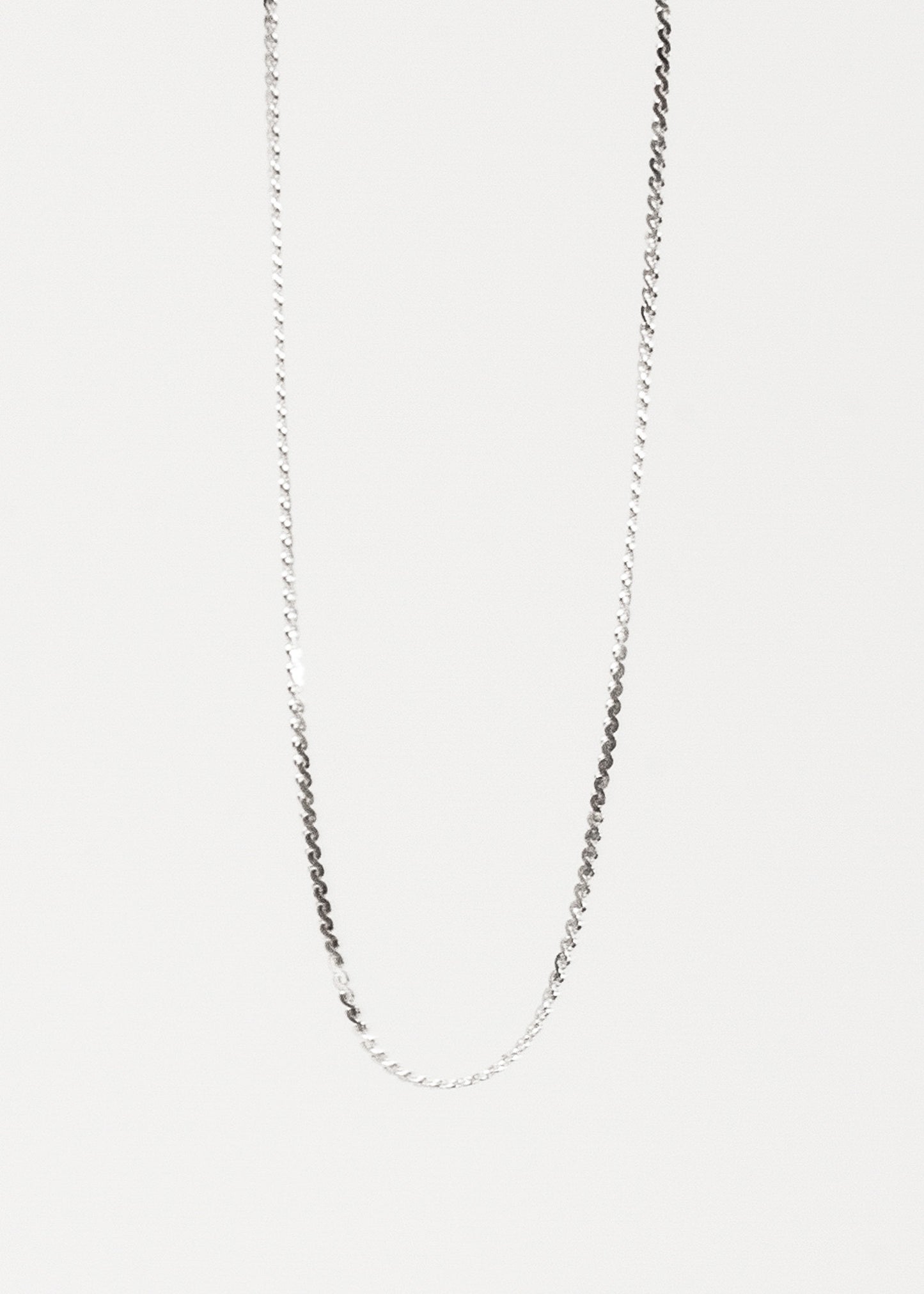 Cadena serpentina fina plata 925