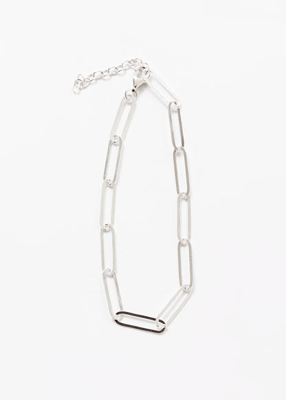 Pulsera eslabones anchos plata 925