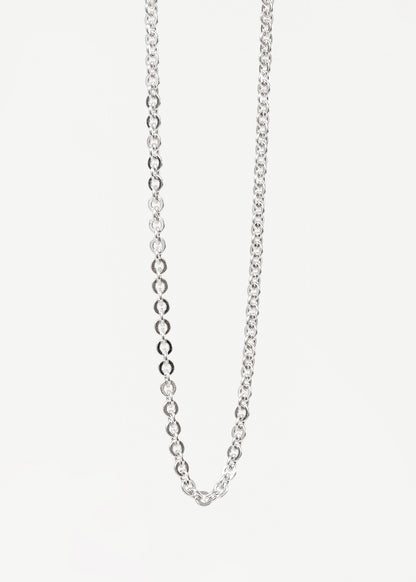 Cadena forcet martillada 60cm plata 925