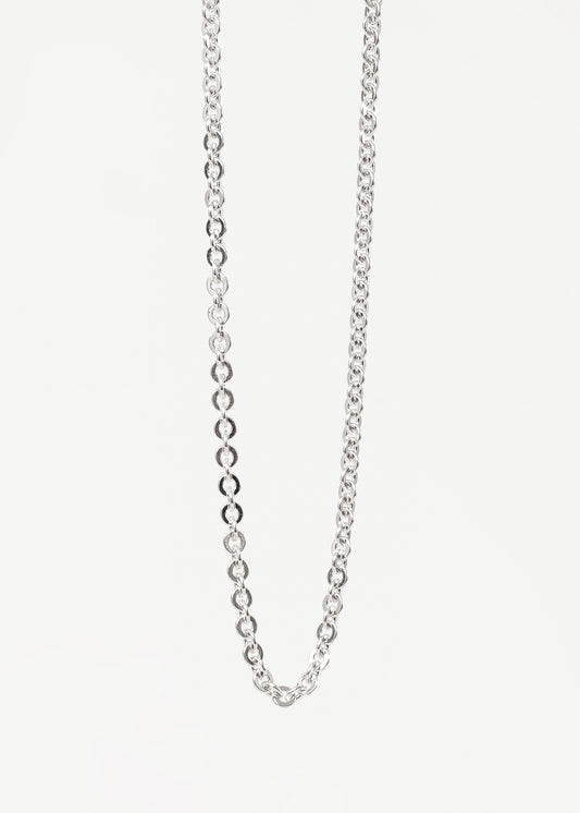 Cadena forcet martillada 60cm plata 925