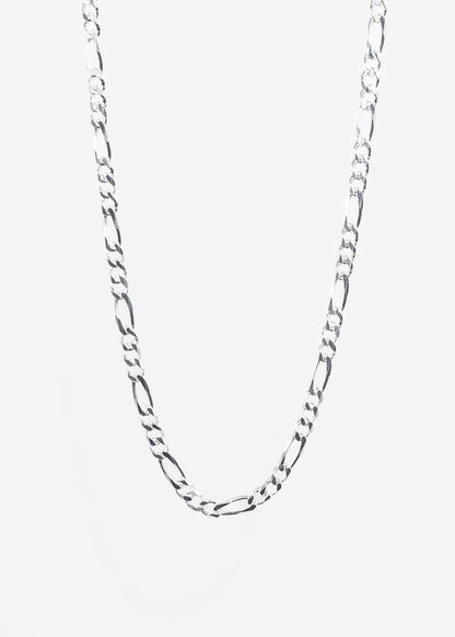 Cadena eslabones cartier gruesa 3 y 1 60cm plata 925
