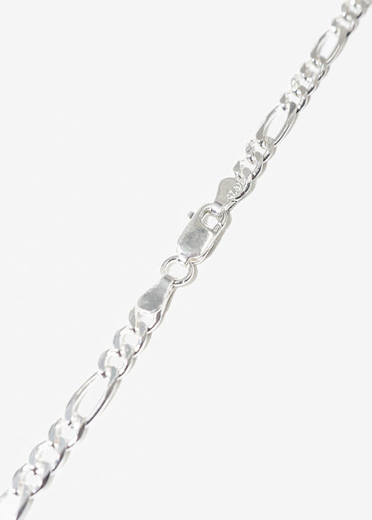 Cadena eslabones cartier gruesa 3 y 1 60cm plata 925