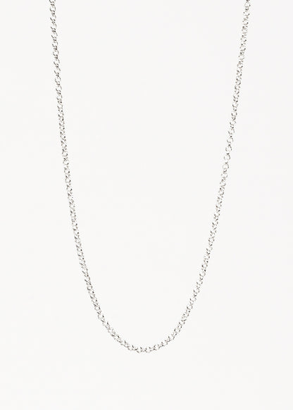Cadena mini rolo fina plata 925