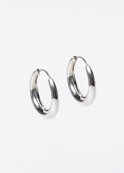 Caravanas aros 20mm anchos plata 925
