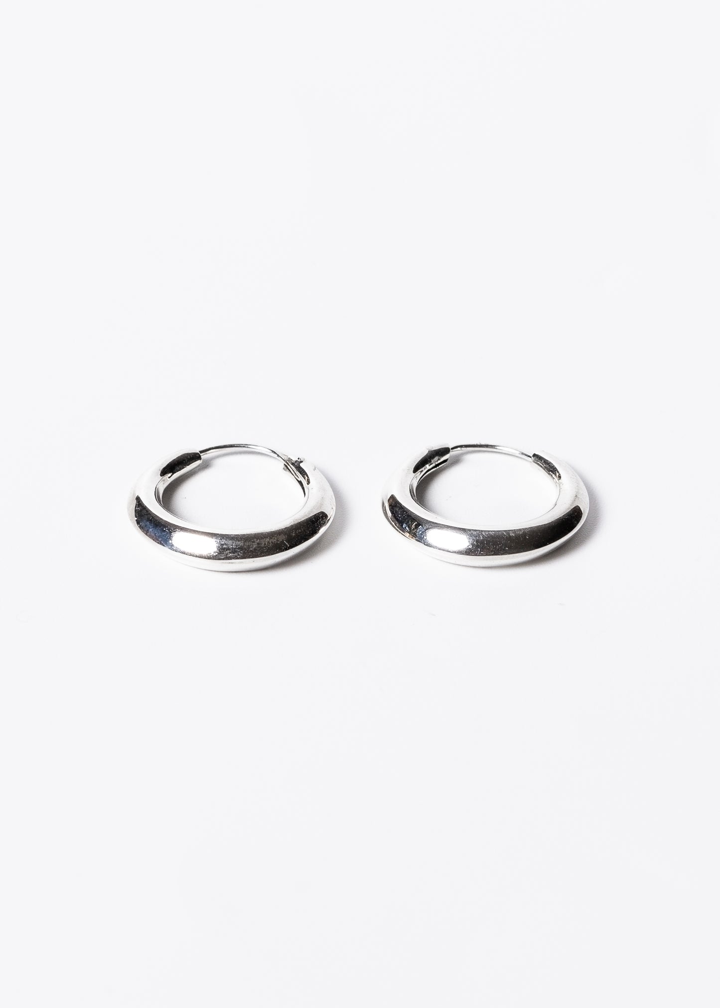Caravanas aros 20mm anchos plata 925