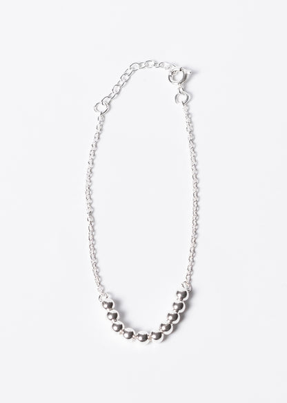 Pulsera forcet diez esferas plata 925