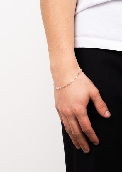 Pulsera forcet ovale plata 925