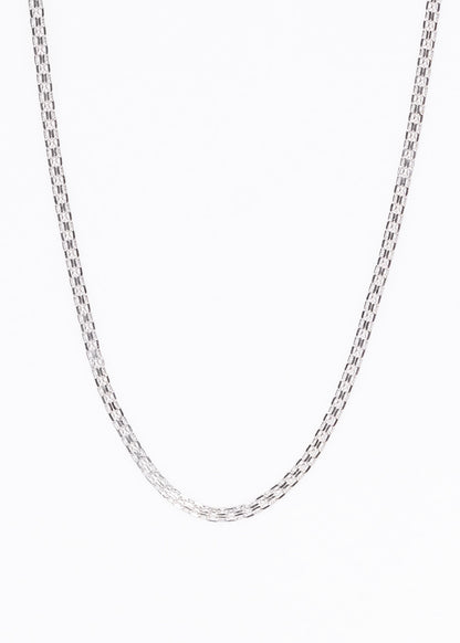 Cadena Bismarck 2mm plata 925