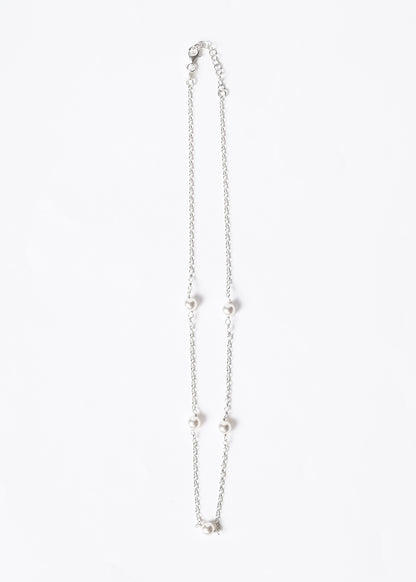 Collar forcet perlas 5 españolas plata 925