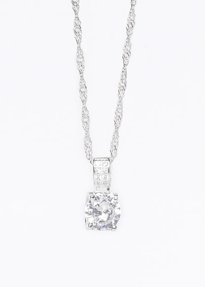 Cadena collar di Majesté zirconias blancas plata 925