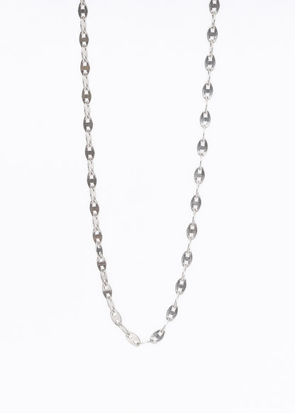 Cadena collar chapitas plata 925