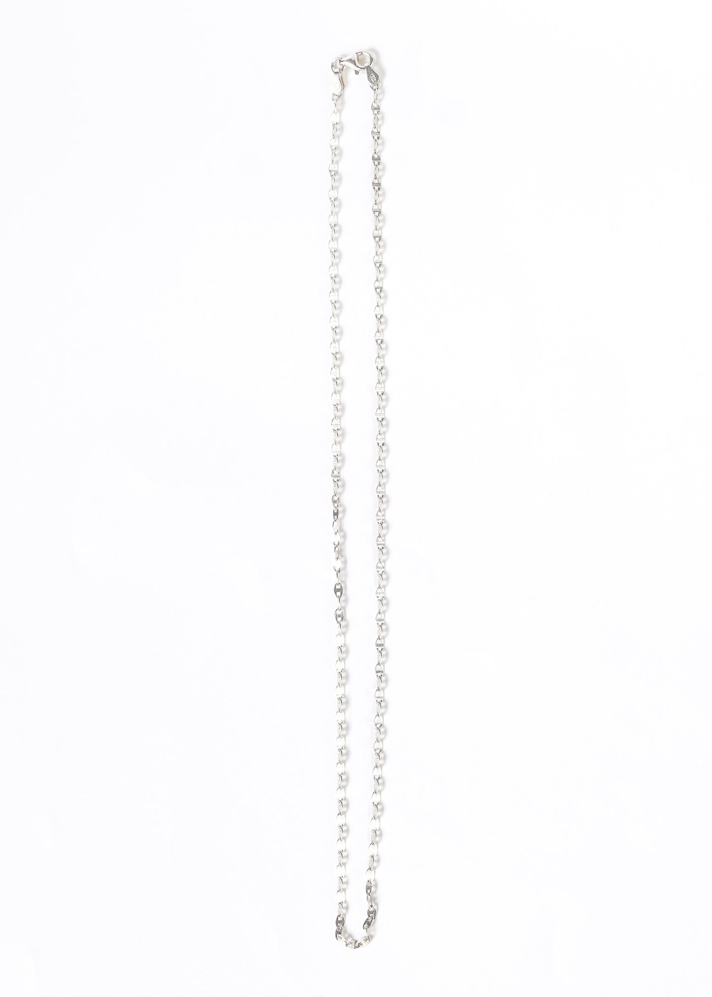 Cadena collar chapitas plata 925
