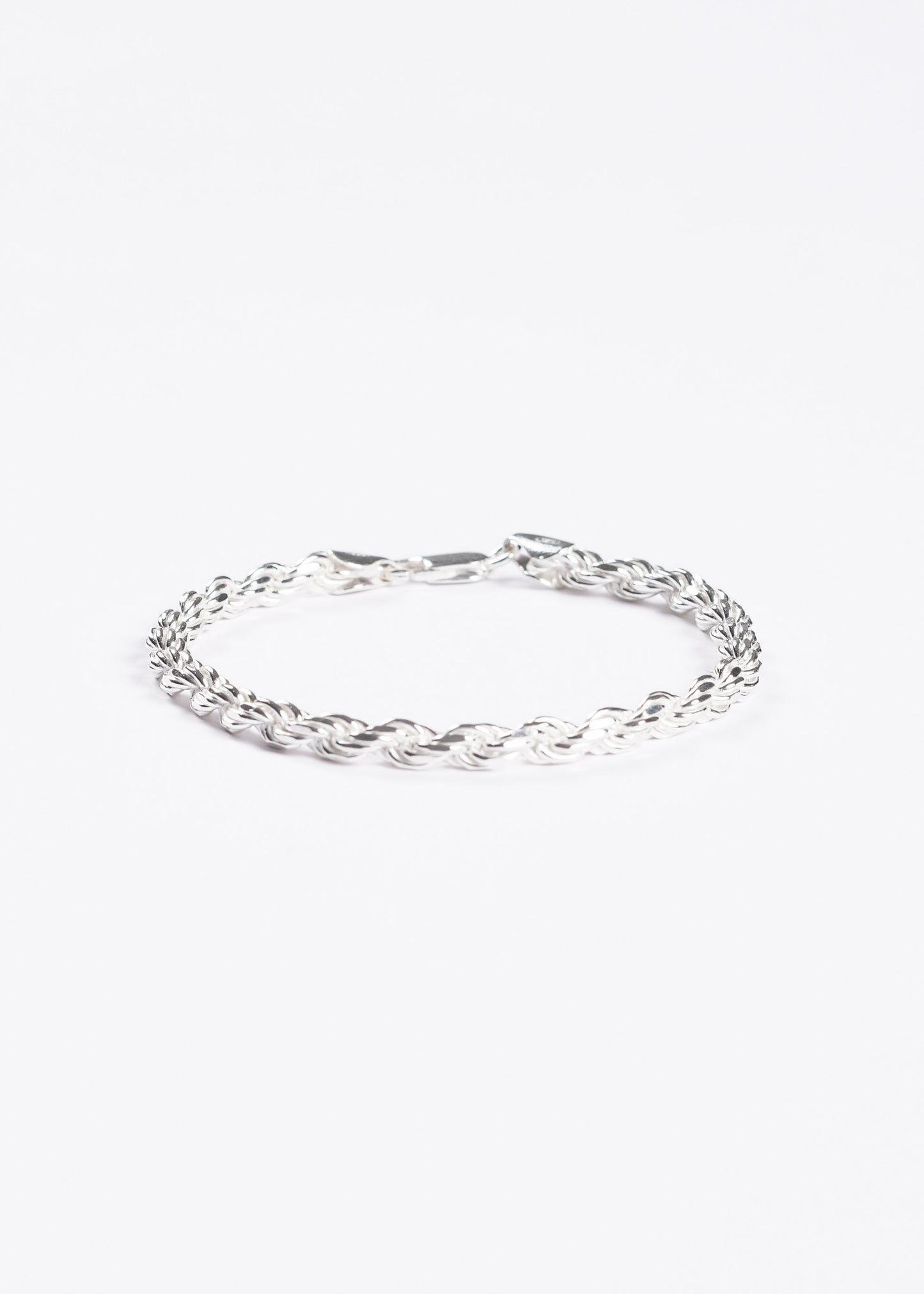 Pulsera tourbillón maciza gruesa 5mm plata 925