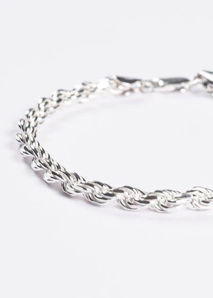 Pulsera tourbillón maciza gruesa 5mm plata 925