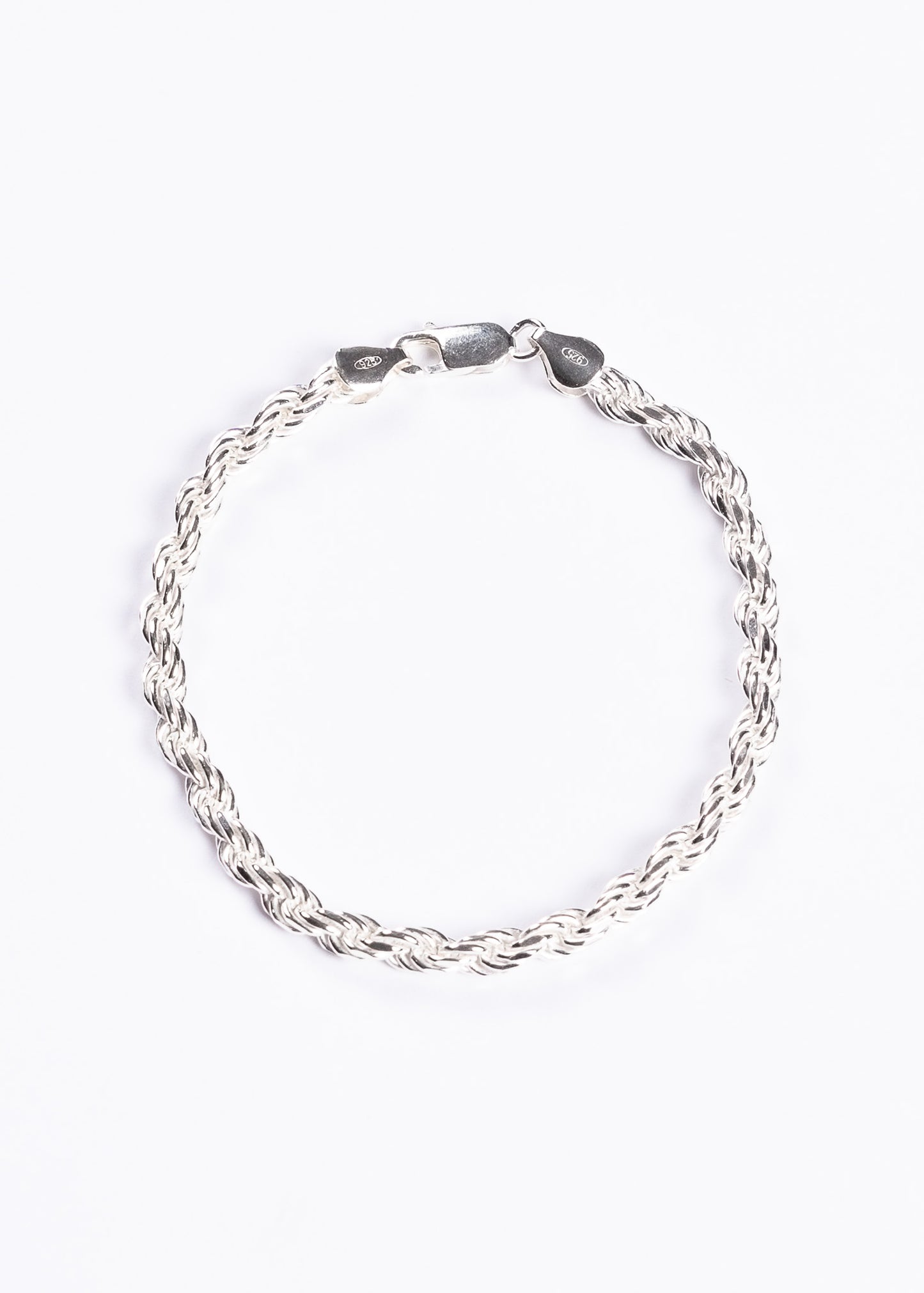 Pulsera tourbillón maciza gruesa 5mm plata 925