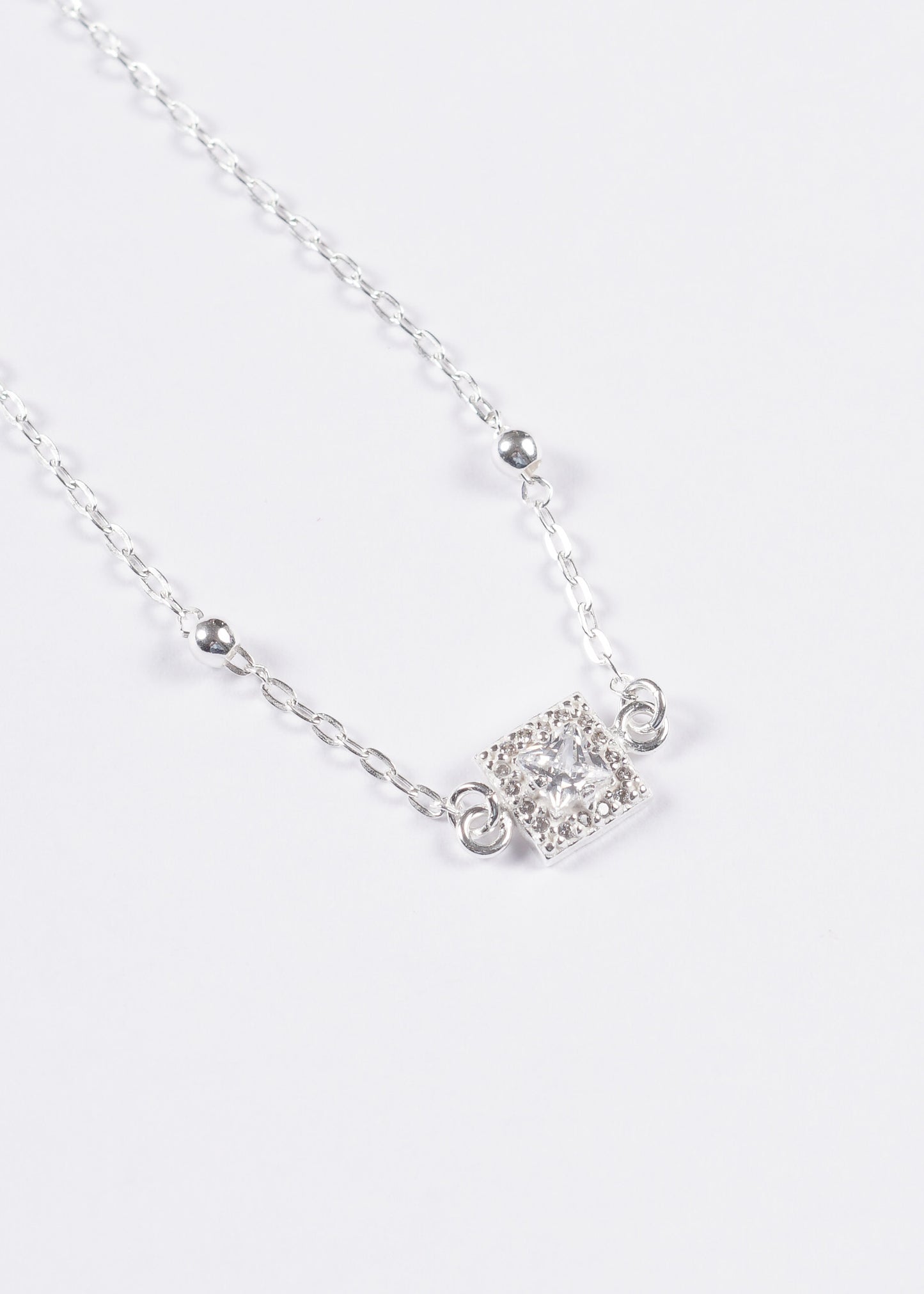 Pulsera forcé Lady di cuadrada plata 925