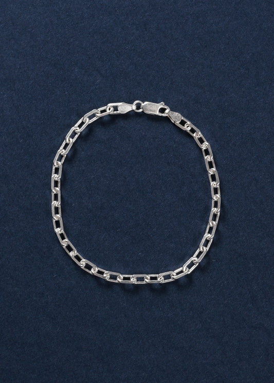 Pulsera forcé Dubai maciza 4.5mm plata 925