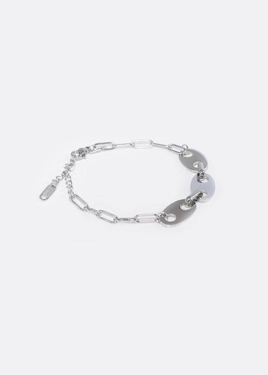 Pulsera chapitas acero quirúrgico