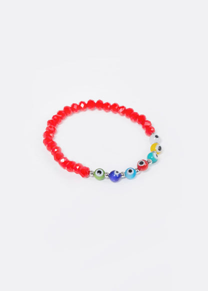 Pulsera mostacillas ojo turco