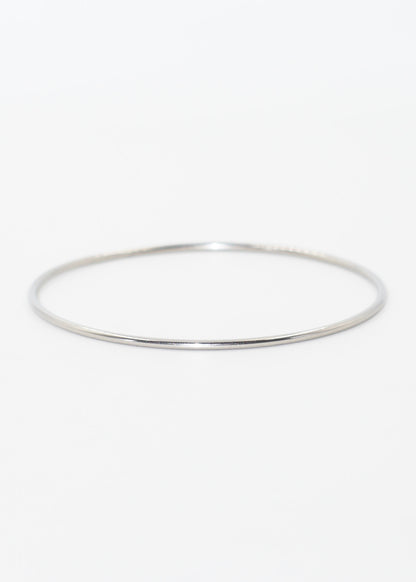 Pulsera esclava caña redonda fina acero quirúrgico