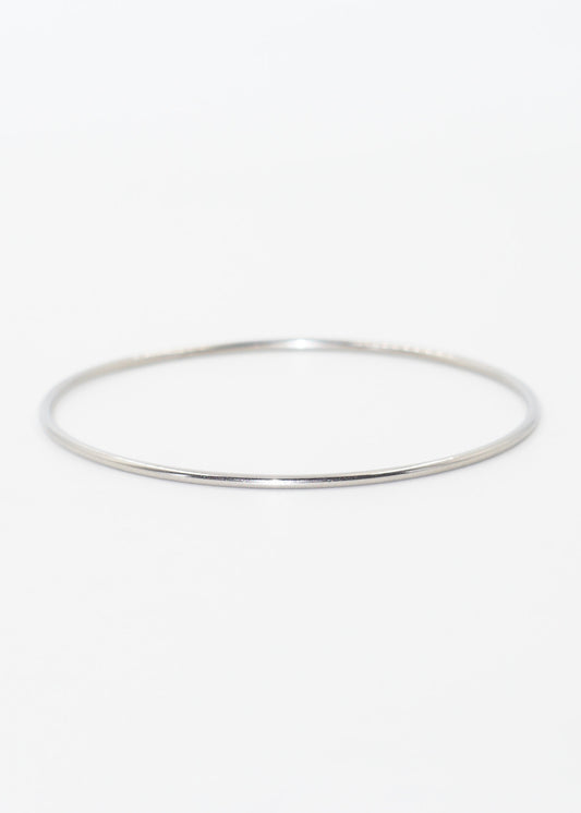Pulsera esclava caña redonda fina acero quirúrgico