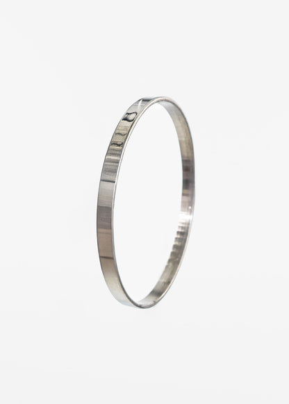 Pulsera esclava recta acero quirúrgico