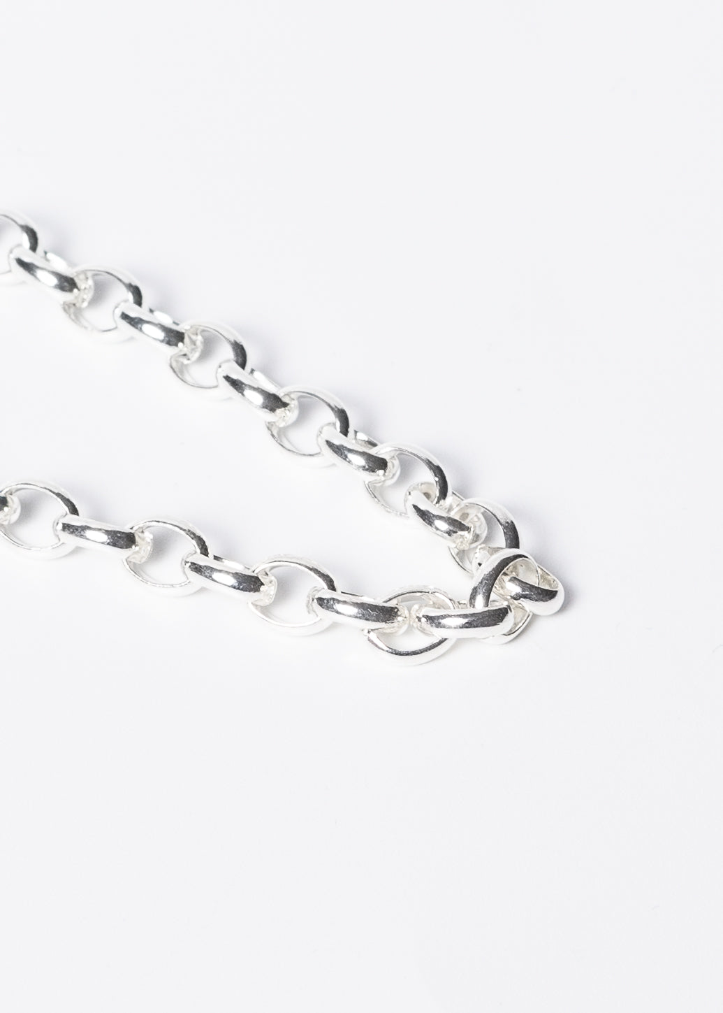 Pulsera rolo acero quirúrgico blanco