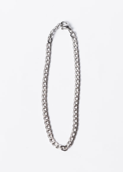 Pulsera eslabones cubana fina acero quirúrgico