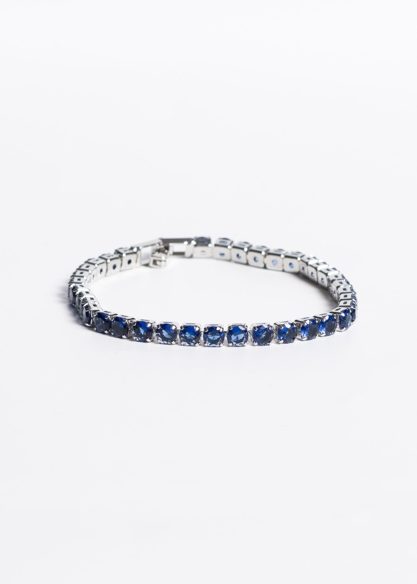 Pulsera tennis zirconias blancas acero quirúrgico