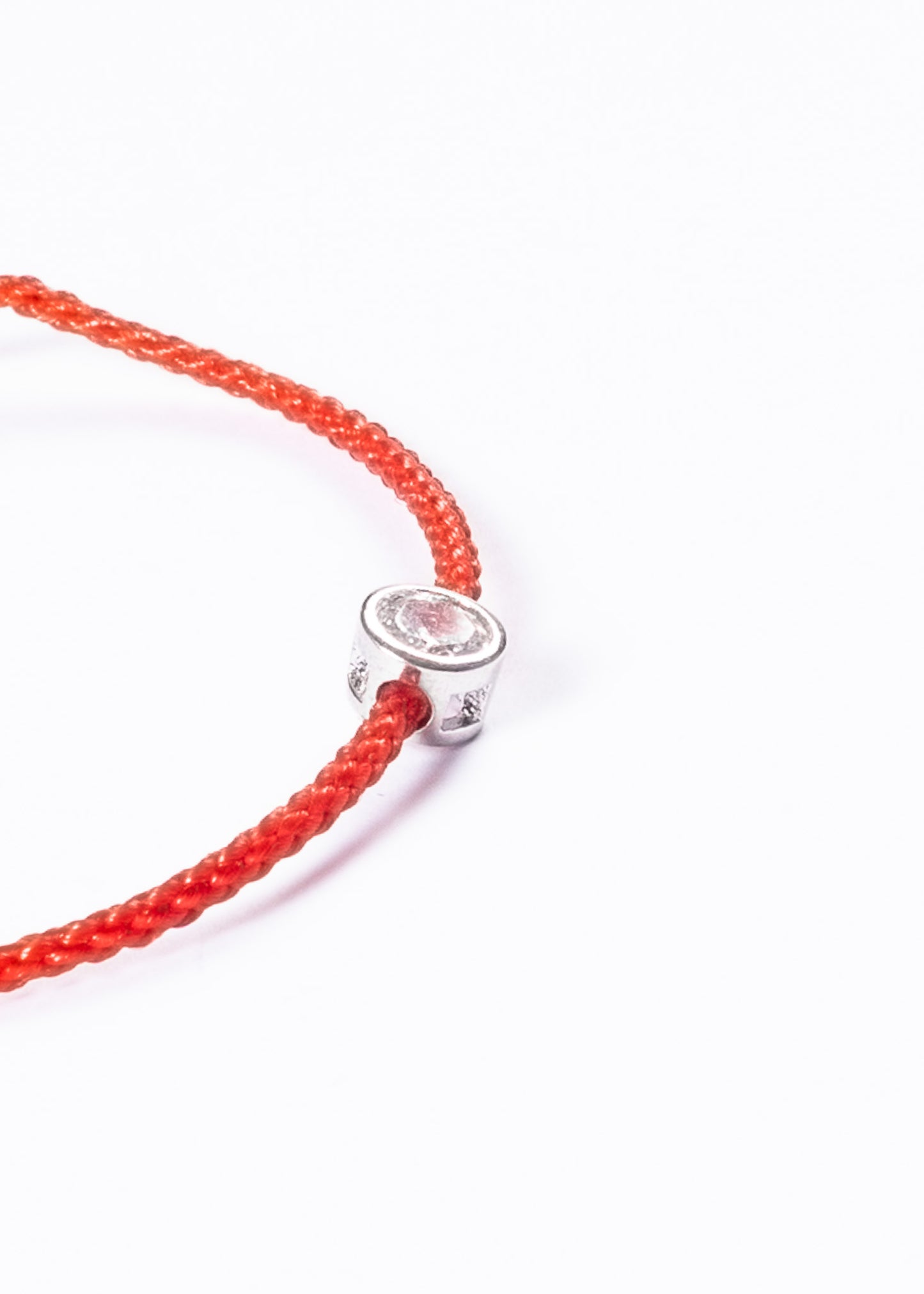 Pulsera hilo rojo con punto luz - Anti envidia ajustable
