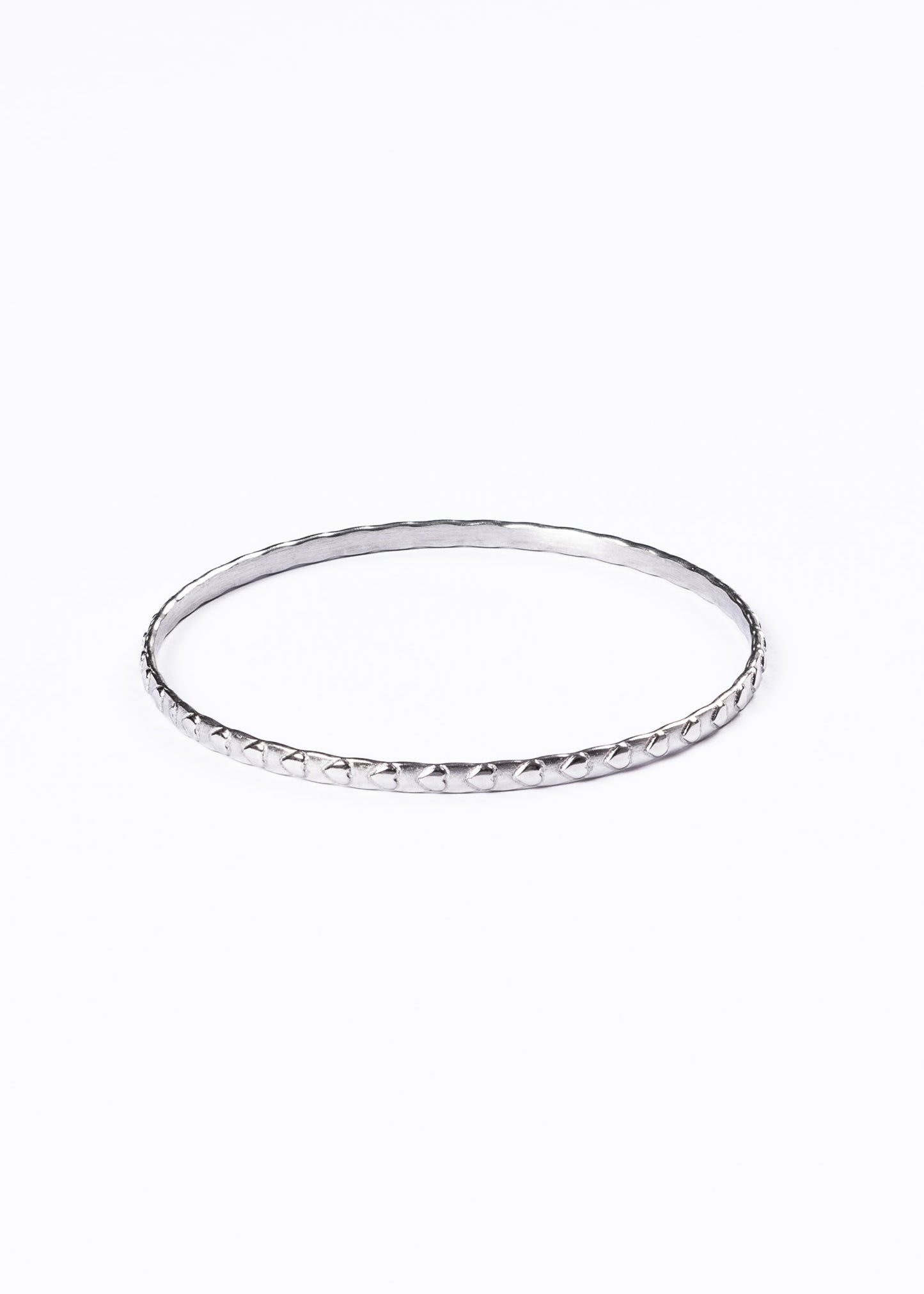 Pulsera esclava corazones acero quirúrgico