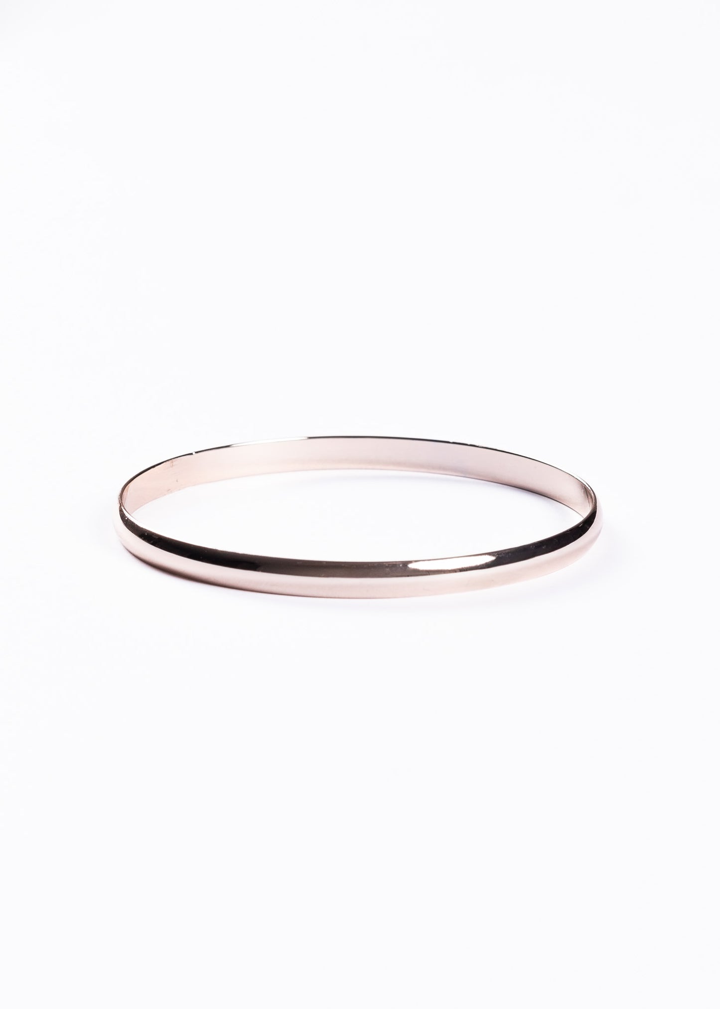 Pulsera esclava bombé 6mm acero quirúrgico rosa