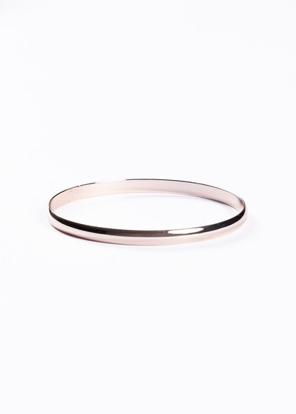 Pulsera esclava bombé 6mm acero quirúrgico rosa