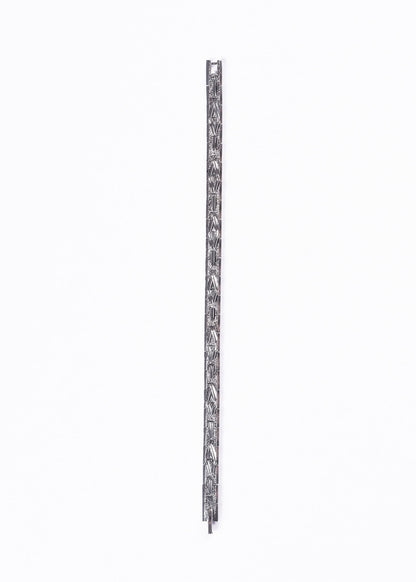 Pulsera brazalete brillo - Enchapado en plata 19cm