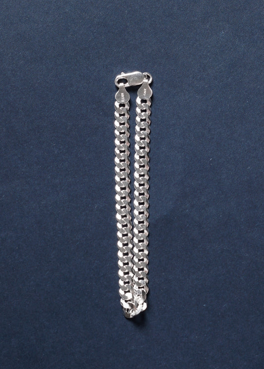 Pulsera cubana gruesa italiana plata 925 21.5cm