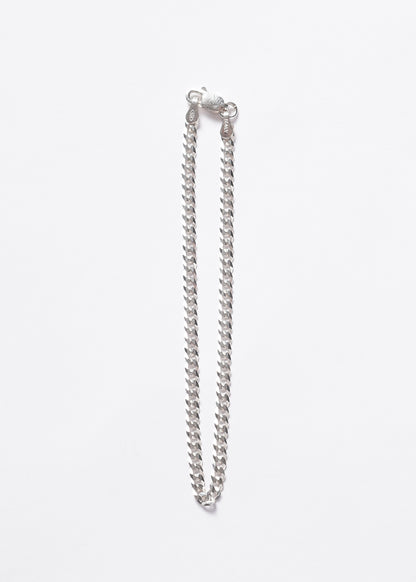 Pulsera cubana fina italiana plata 925 19.5cm