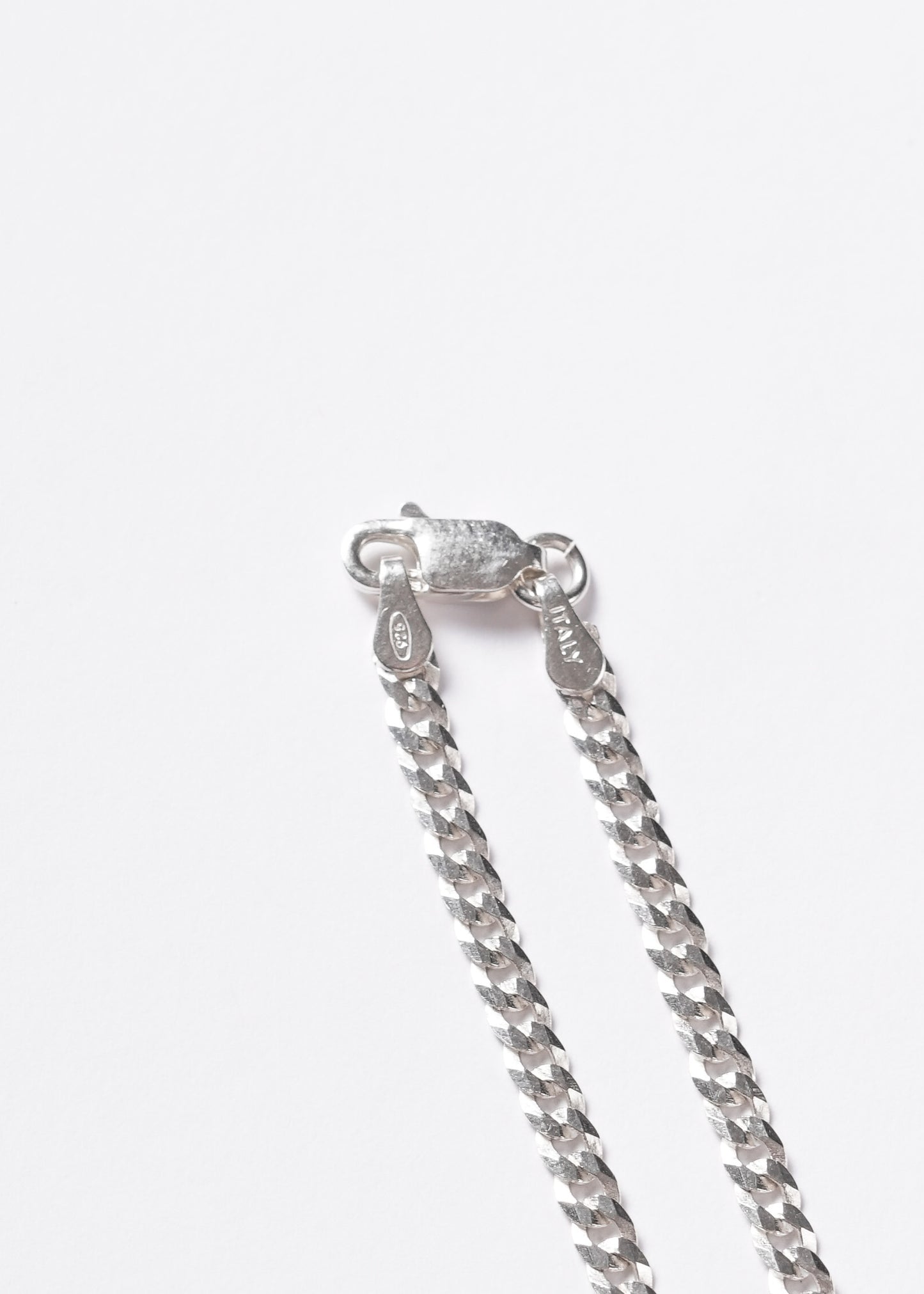 Pulsera cubana fina italiana plata 925 19.5cm